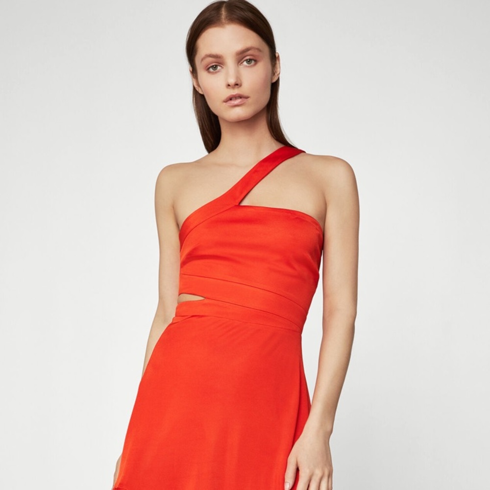 BCBG | Orange Cutout Dress